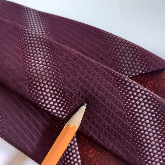 Recent Gucci mens stripe silk tie - Picture 4 of 12
